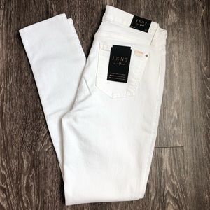 Jen7 White Skinny Jeans